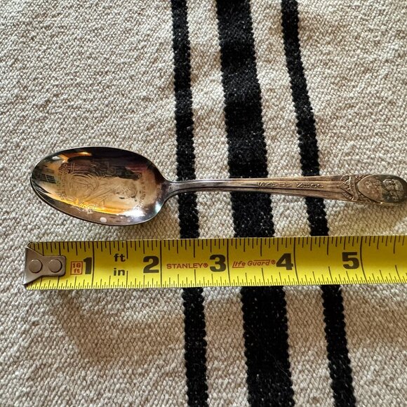 John Adams WM Rogers Spoon Silver Plated Vintage John Marshal Appointed Chief - Picture 6 of 6
